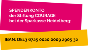 Spendenkonto Courage
